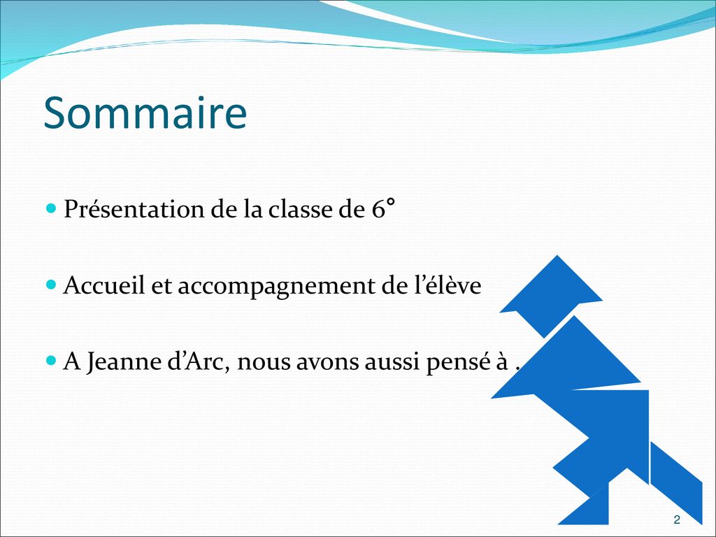 Collège Jeanne dArc équipe de sixième ppt télécharger